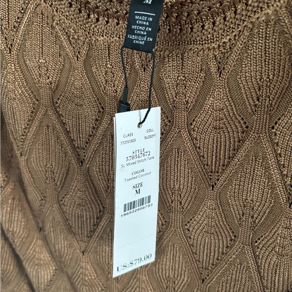 WHBM Brown Tank Top NWT Size M - Picture 2 of 2